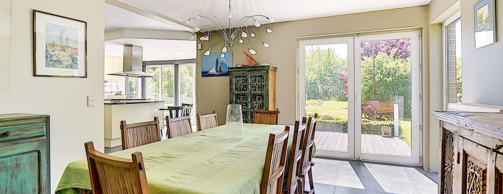 Intérieur villa : Rez-de-chaussée